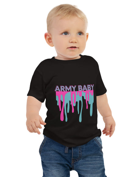 Baby Jersey Short Sleeve Tee ARMY BABY