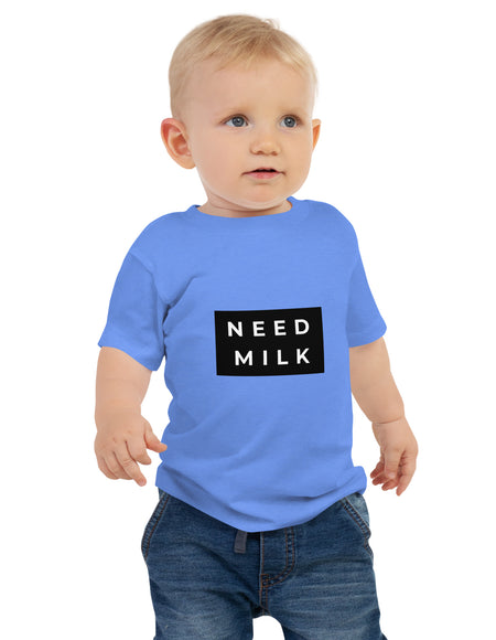 Baby Jersey Short Sleeve Tee NEED MILK