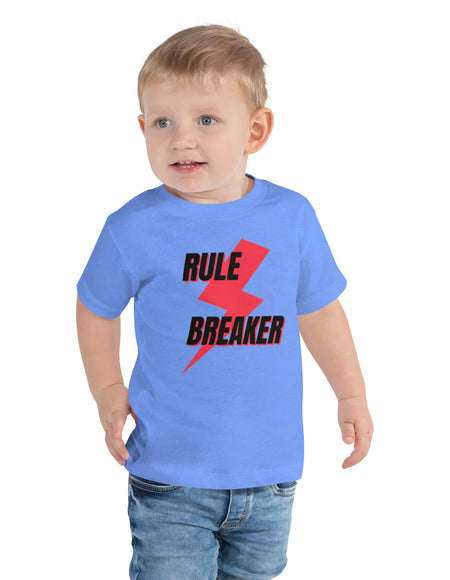 Toddler Short Sleeve T-shirt Rule Breaker